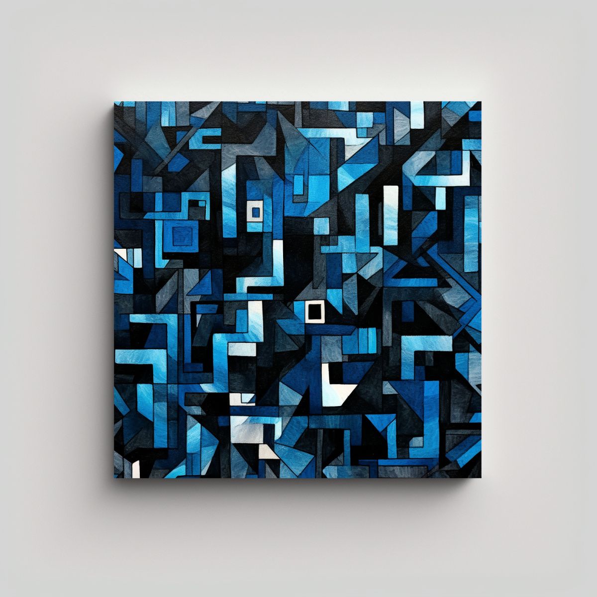 GENERICO - Cuadros Decorativos Abstractos De Patrones 90x90 Cm