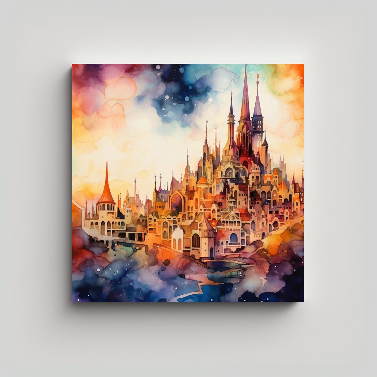 GENERICO - Pinturas Decorativas De Acuarela: Maestría En 50x50 Cm