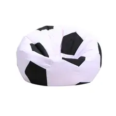 AUCKLAND OUTDOOR - Puff Pera Pelota de Futbol Tela Oxford 600D Diámetro 90 cm.