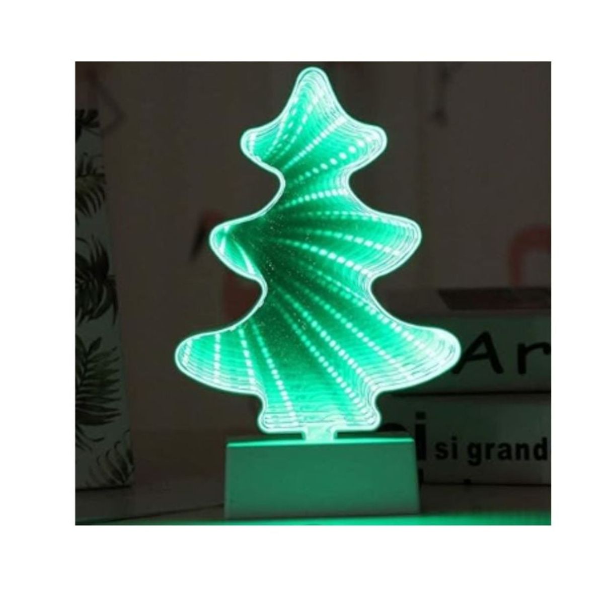 GENERICO - Lampara Mesa Led Tunnel Light Neon Arbol