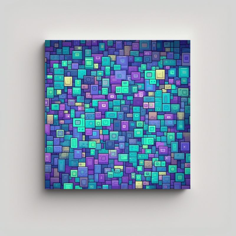 GENERICO - Pinturas Decorativas: Expresión Económica En 50x50 Cm