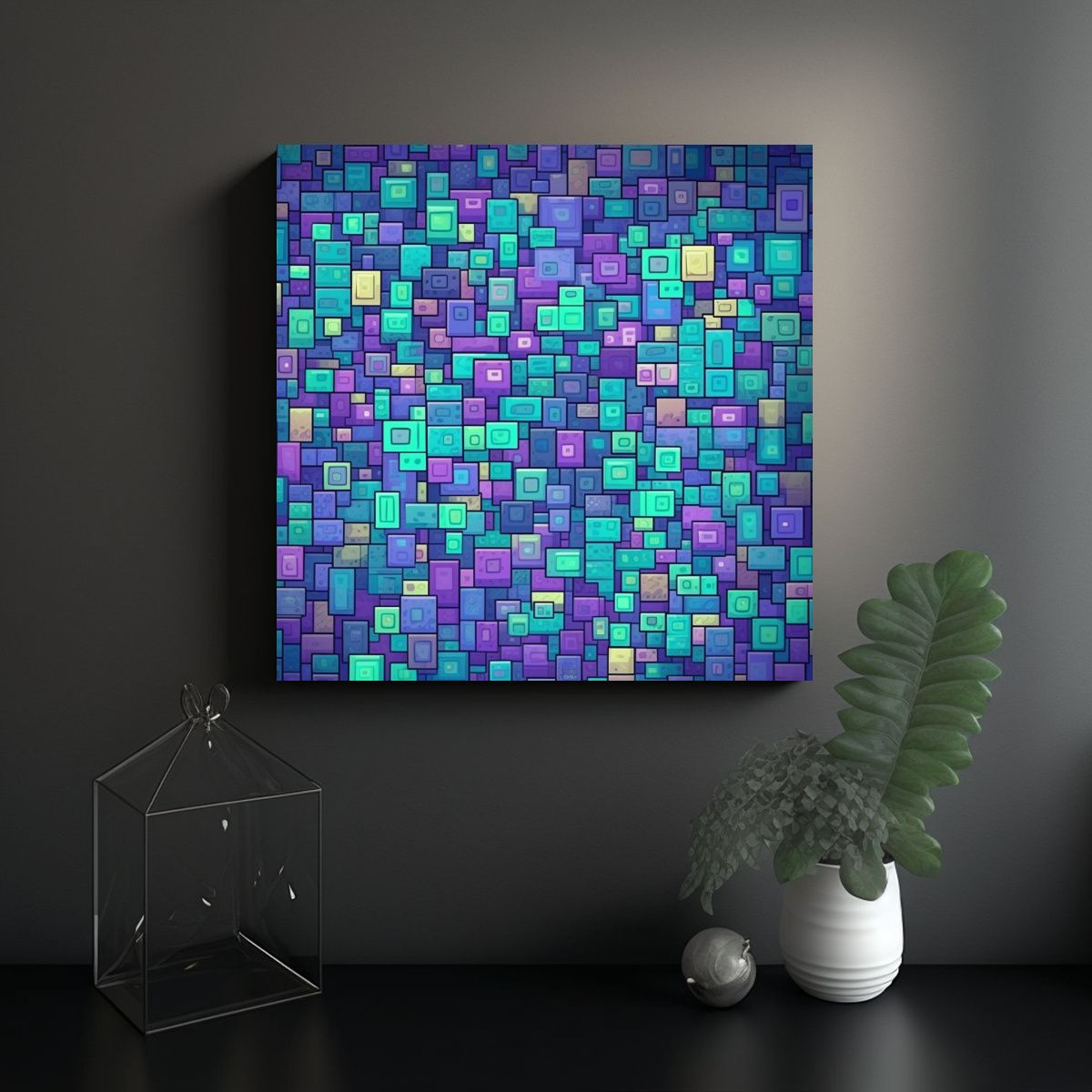 GENERICO - Pinturas Decorativas: Expresión Económica En 80x80 Cm