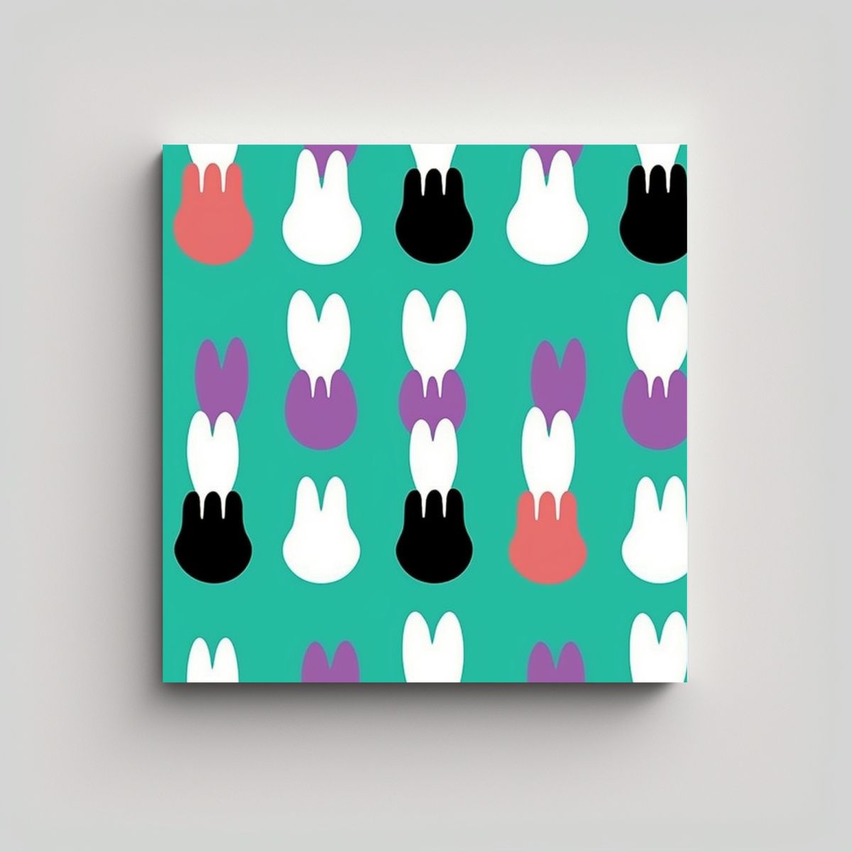 GENERICO - Cuadro Decorativo Con Motivo De Composición En 90x90 Cm