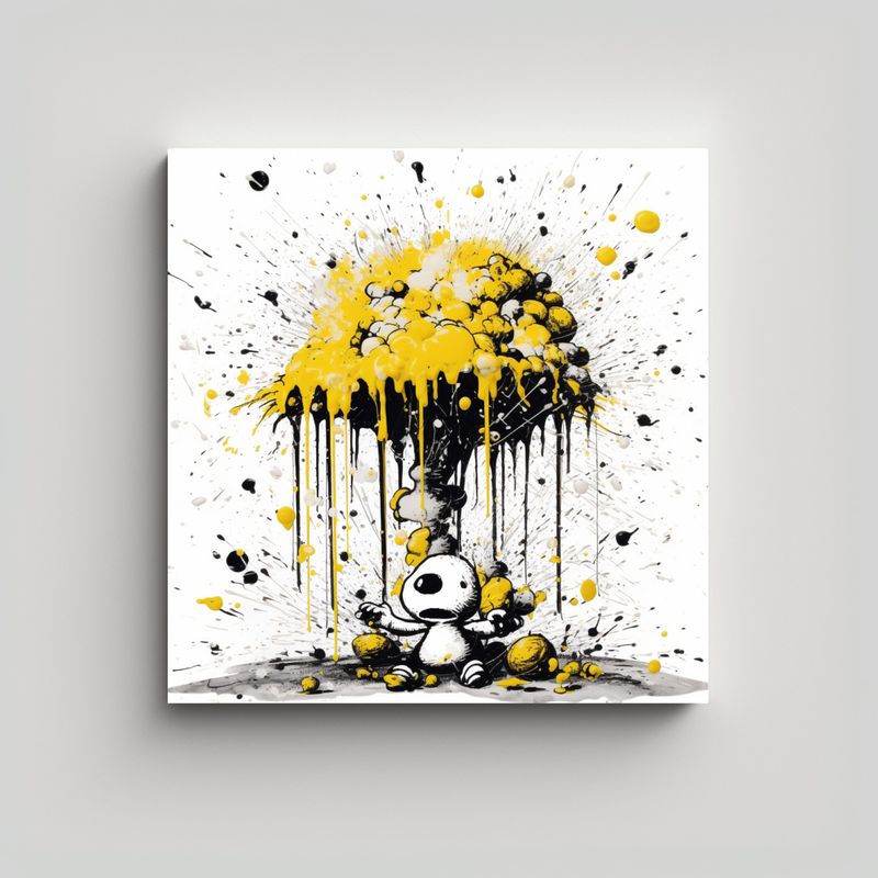 GENERICO - Pinturas De Arte En Lienzo Para Decorar La 60x60 Cm