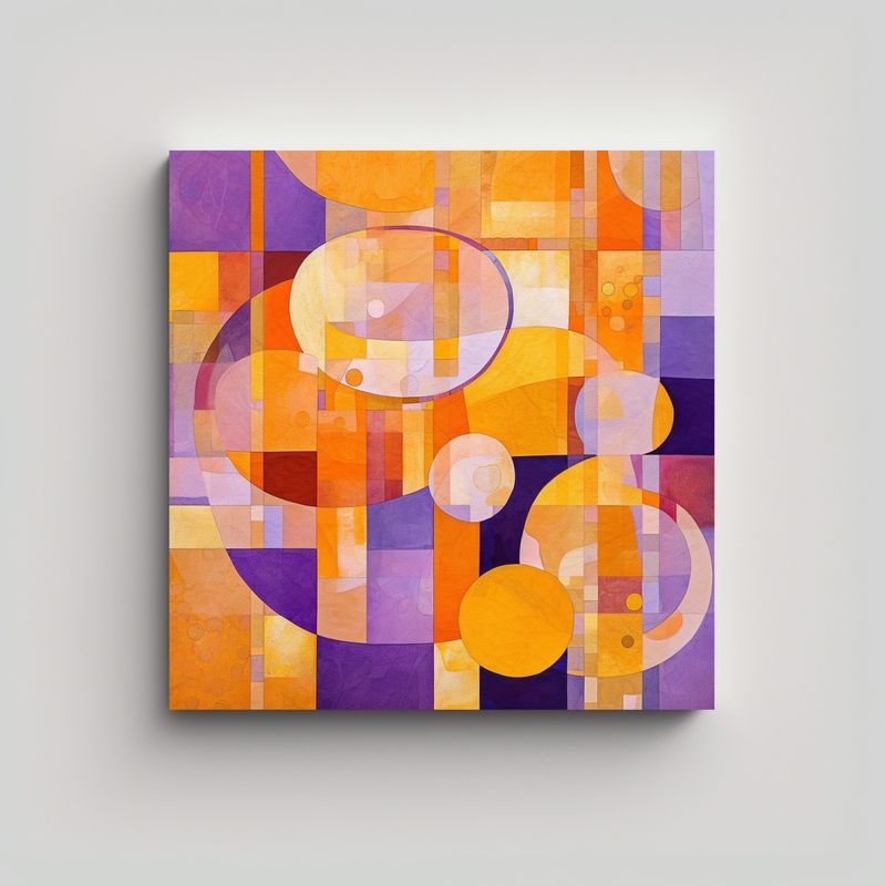 GENERICO - Pinturas Decorativas En Tela Con Diseño Bohemio 50x50 Cm