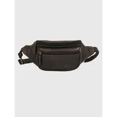 HUSH PUPPIES - Maletin Cuero Café Th Rhondda Waist Hombre