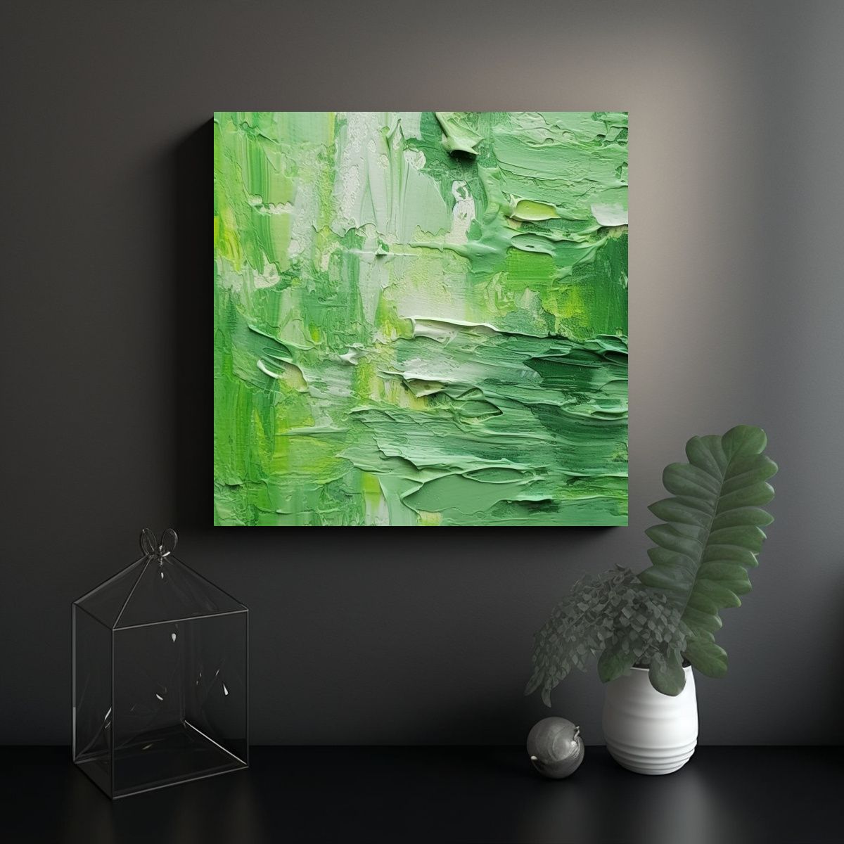 GENERICO - Pinturas Decorativas Acuarela Verde Claro 50x50 Cm