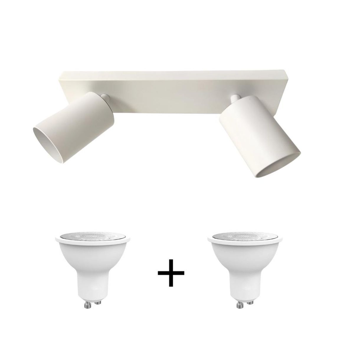 BOSCO - PACK BARRA RUNNER BLANCO 2 LUCES - Blanco
