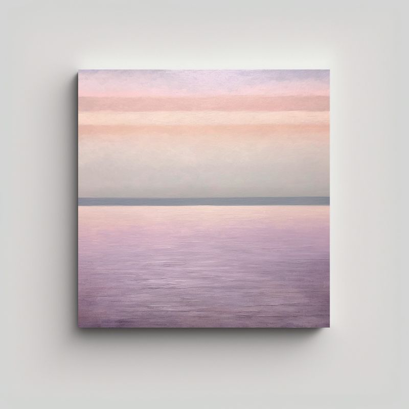 GENERICO - Cuadro Acuarela Luminosidad Arte Moderno 80x80 Cm