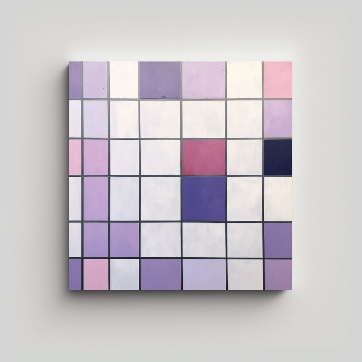 GENERICO - Pintura Al óleo Moderna Minimalista De Alta 60x60 Cm