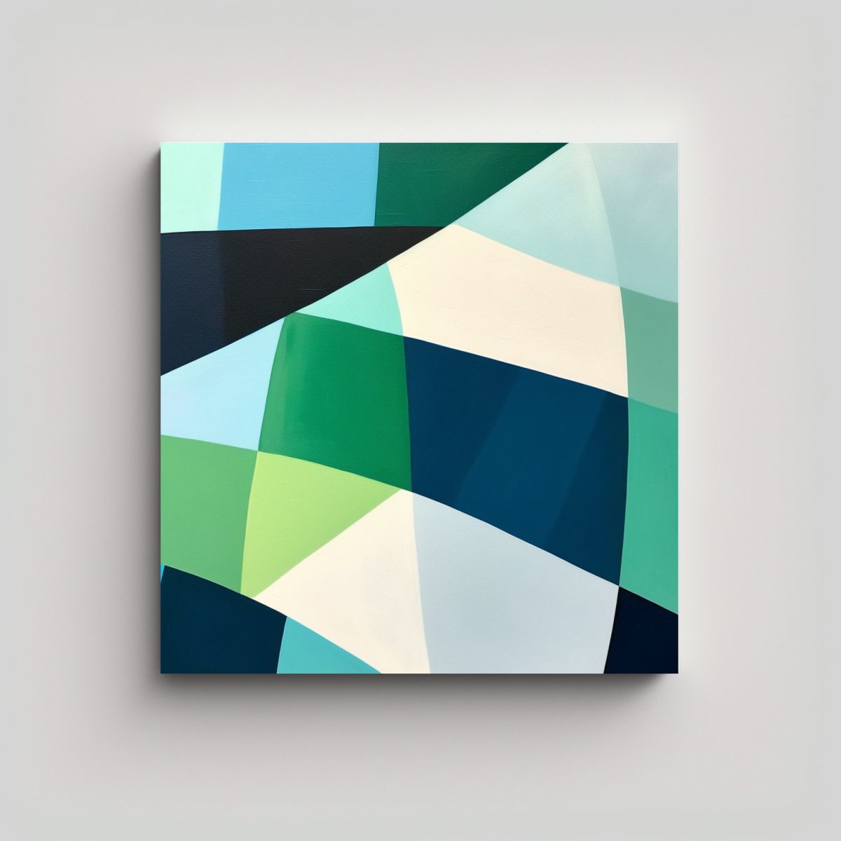 GENERICO - Pintura Al óleo Minimalista Moderna Sobre Lienzo 80x80 Cm
