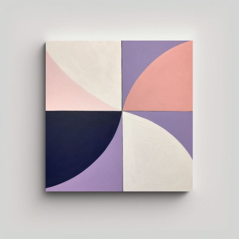 GENERICO - Cuadro En Lienzo Moderno Relieve Textura 90x90 Cm