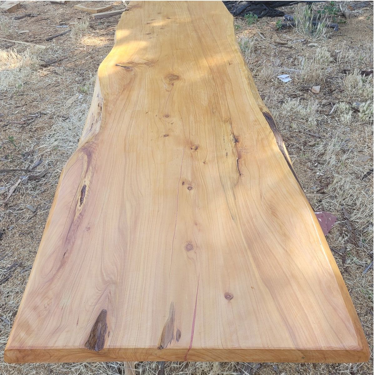 BOSQUE SUR SPA - Cubierta de Mesa Rústica Madera Ciprés Macrocarpa una pieza 110cmX40cm…