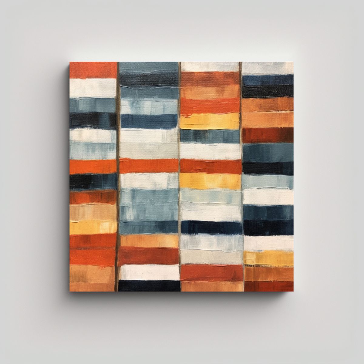 GENERICO - Pintura Al óleo Minimalista Expresiva 60x60 Cm