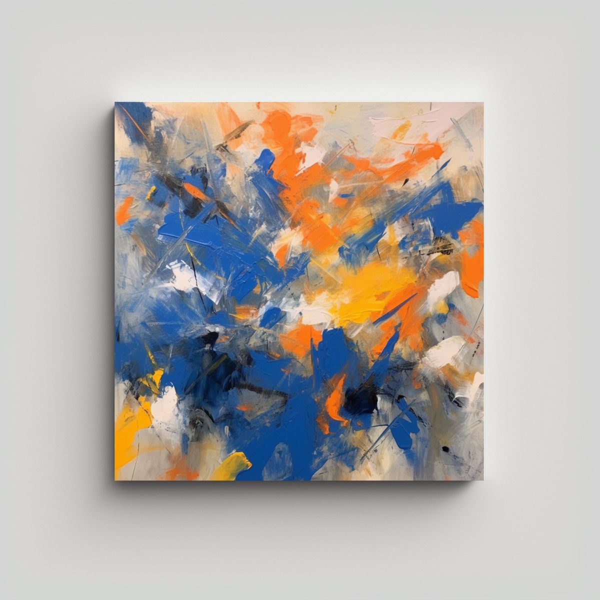 GENERICO - Pintura Minimalista En Papel Que Expresa Arte 80x80 Cm