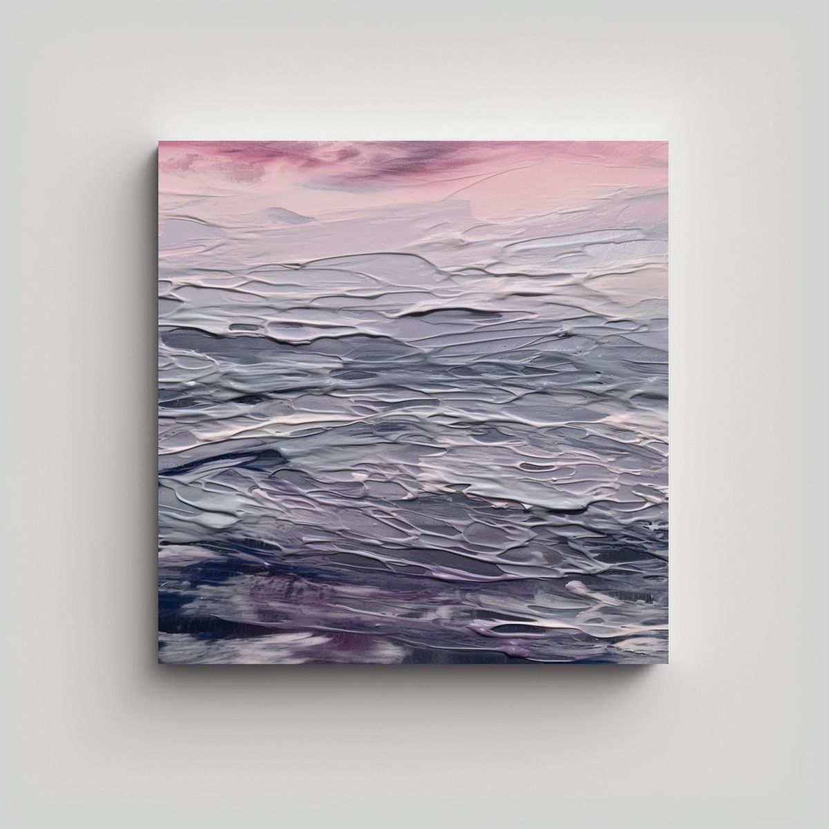 GENERICO - Cuadro Juvenil De Arte Abstracción Minimalista 70x70 Cm