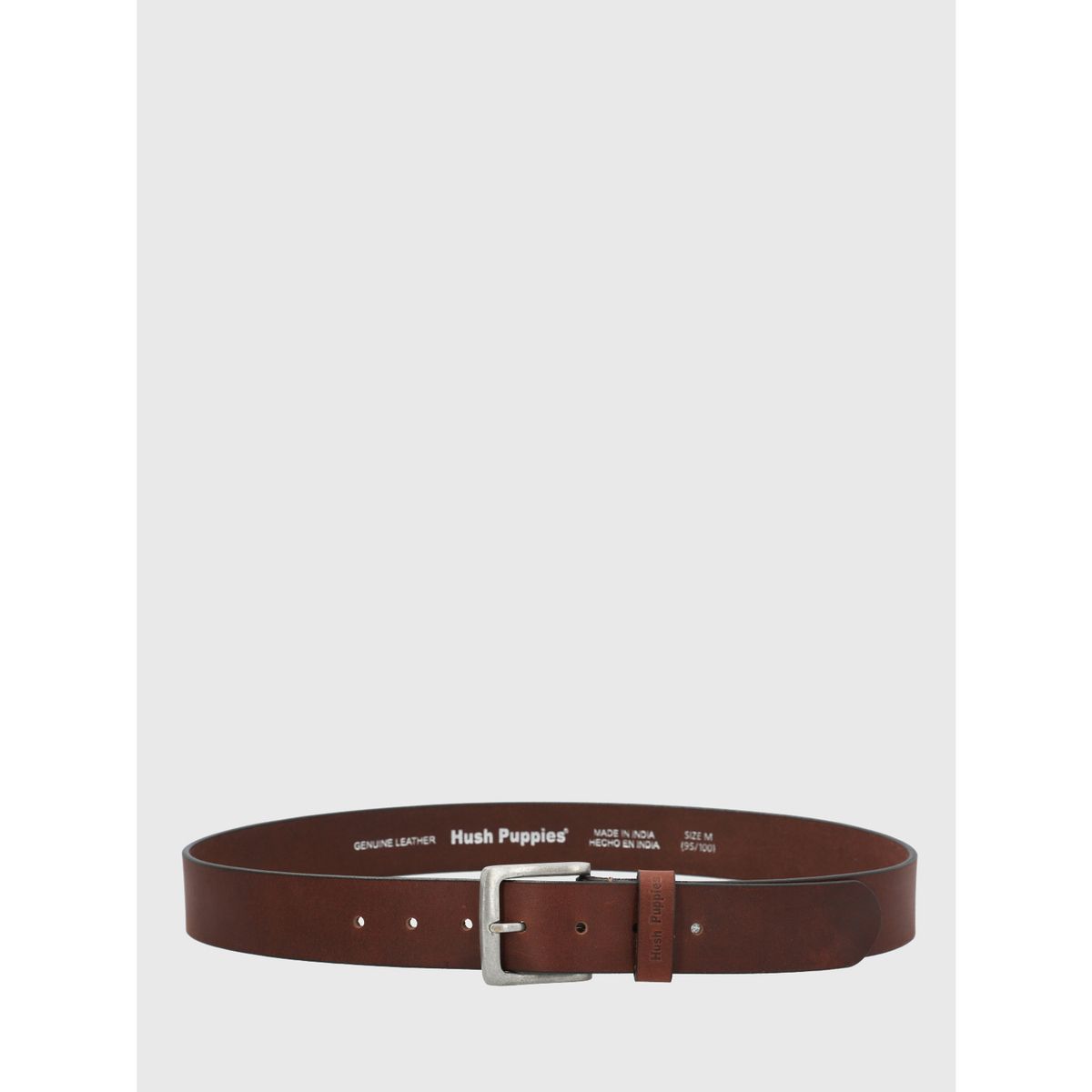 HUSH PUPPIES - Cinturon Cuero Café Samos Hombre HUSH PUPPIES