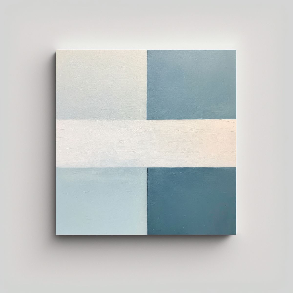 GENERICO - Pintura Minimalista Moderna En Lienzo De Alta 90x90 Cm