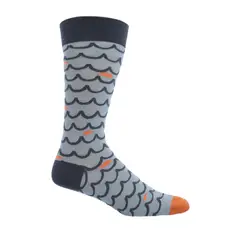 ROCKFORD - Calcetin Azul Waves Hombre
