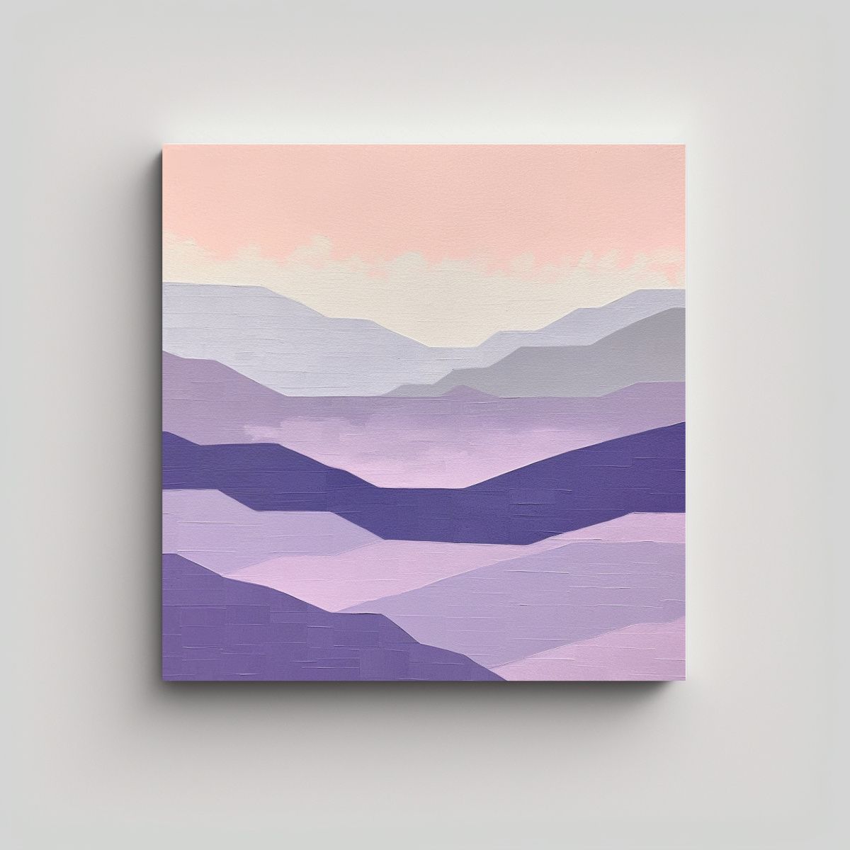 GENERICO - Pintura De Arte Abstracto Moderno En Acrílico 90x90 Cm