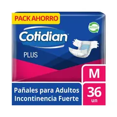 COTIDIAN - Pañal Adulto Plus 36 Unid M