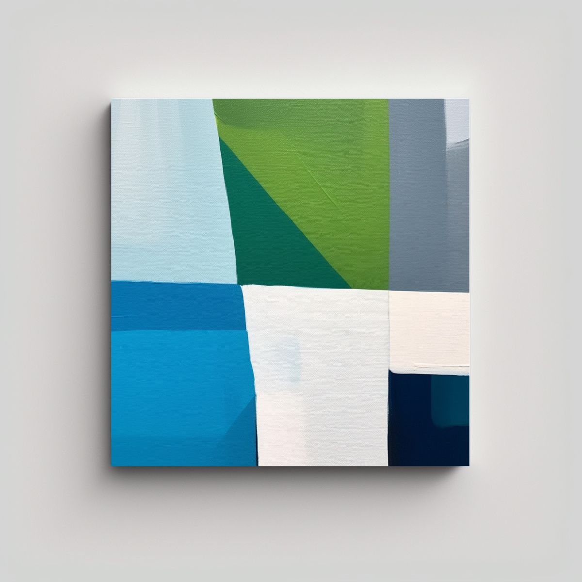 GENERICO - Pintura Minimalista En Lienzo: Expresión 60x60 Cm