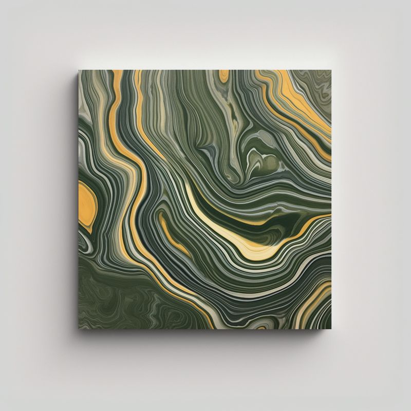 GENERICO - Arte Expresión Equilibrio: Ebru Moderno 90x90 Cm
