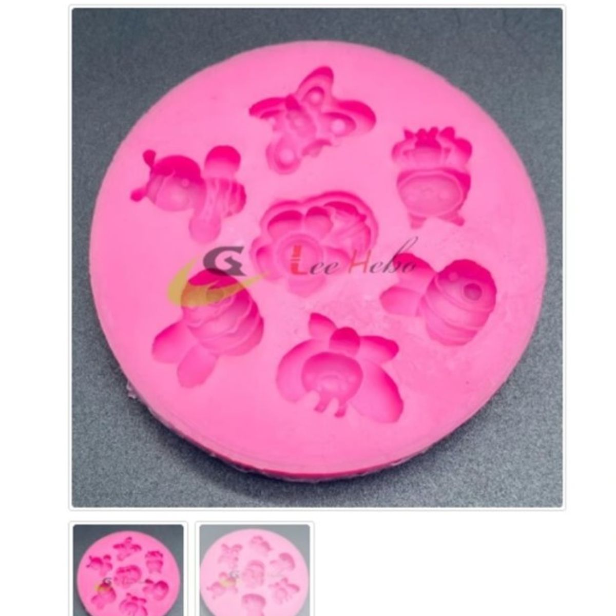 GENERICO - Molde Para Fondant Silicona Forma Insectos