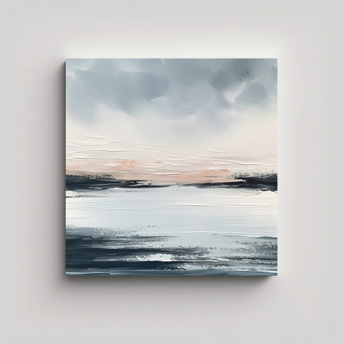 GENERICO - Pintura De Pared Minimalista Fluida Con Tinta 70x70 Cm