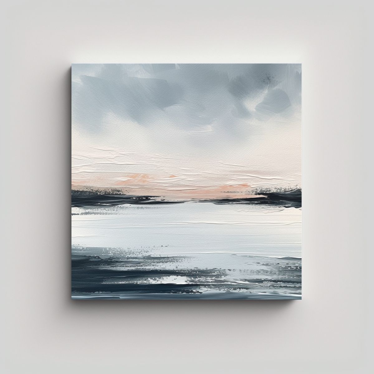 GENERICO - Pintura De Pared Minimalista Fluida Con Tinta 70x70 Cm