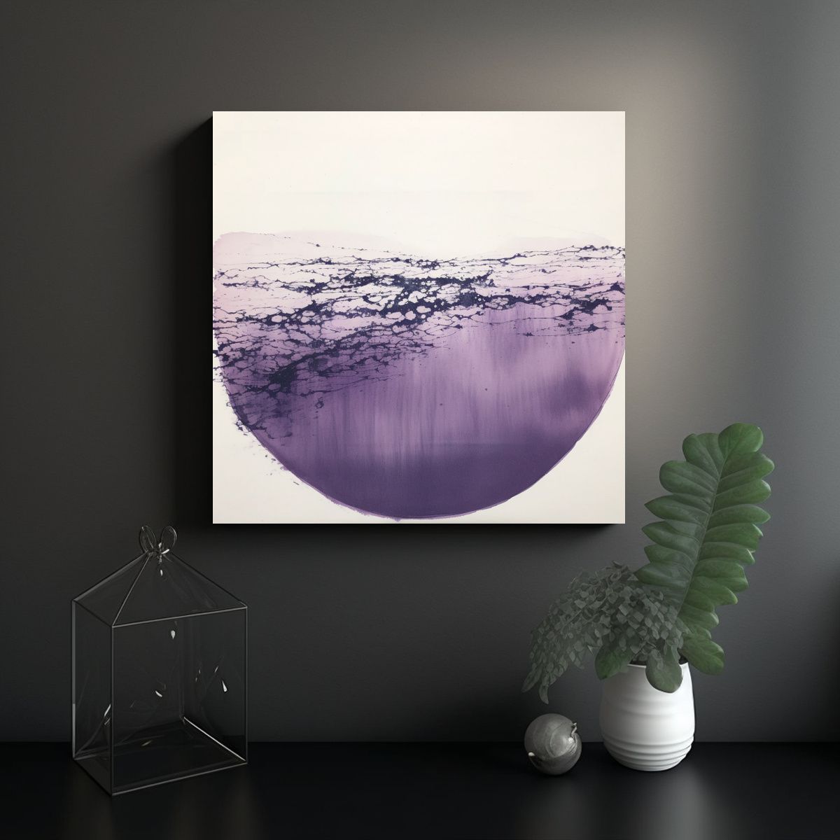 GENERICO - Pintura De Lienzo Minimalista: Naturaleza Viva 50x50 Cm