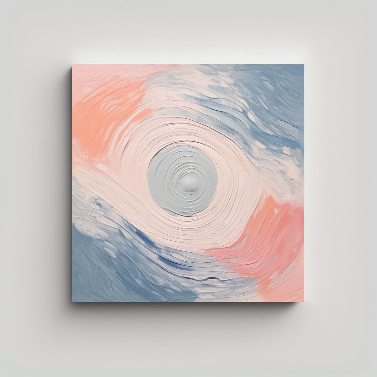 GENERICO - Cuadro Moderno Minimalista Expresando Equilibrio 80x80 Cm