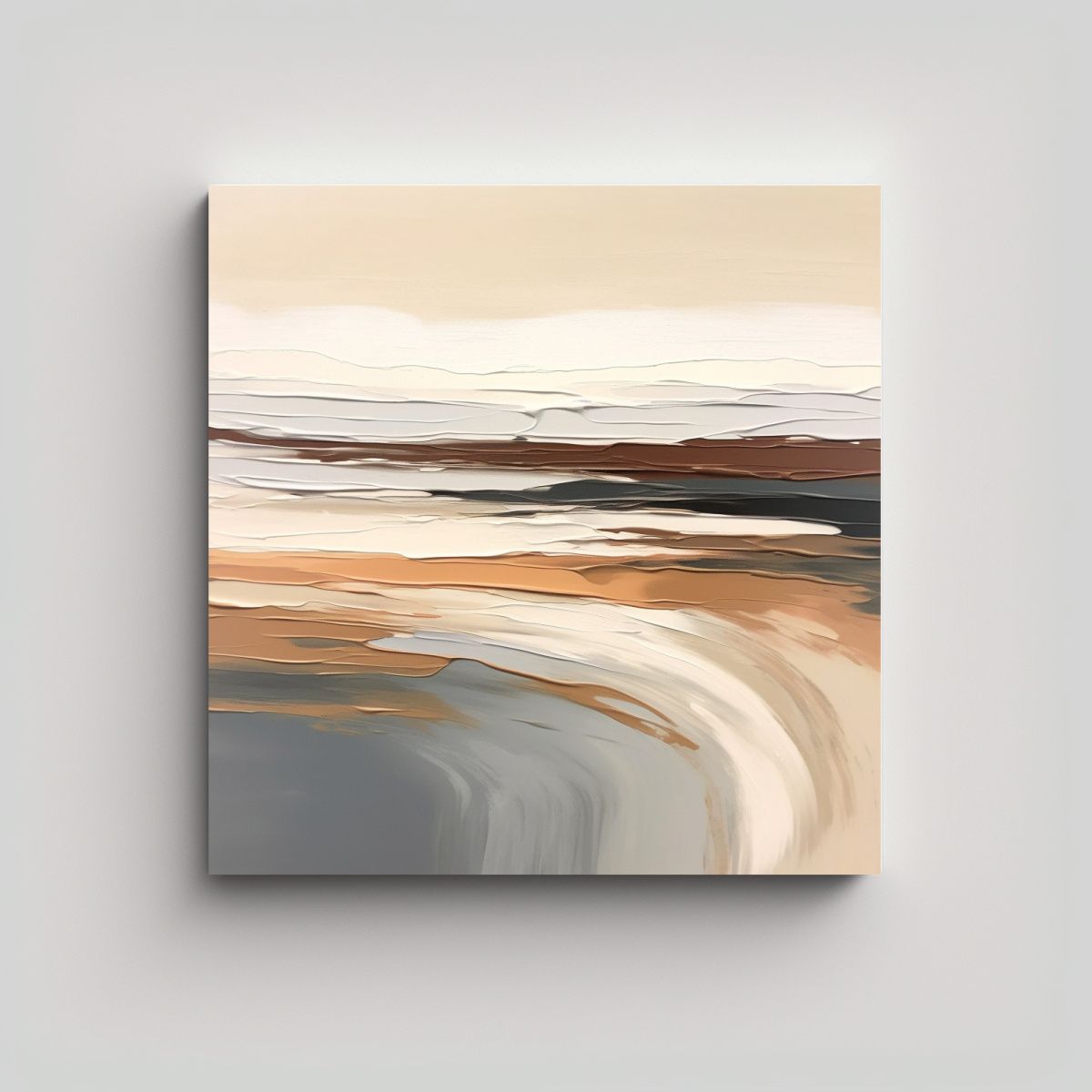 GENERICO - Cuadro Abstracto Moderno Expresando La 50x50 Cm