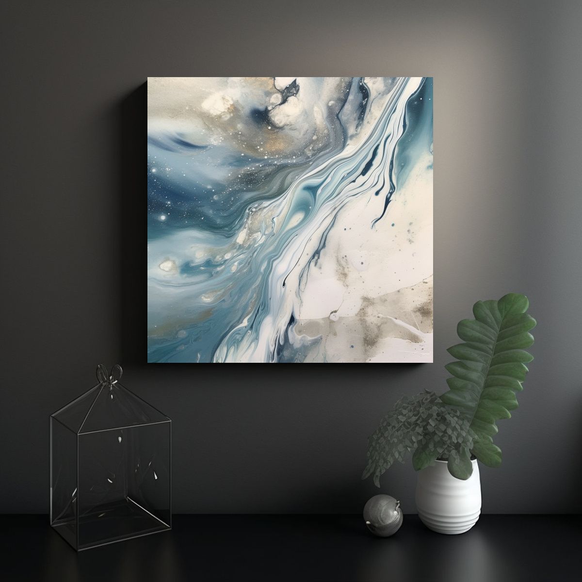 GENERICO - Cuadro Expresión Mágico: Arte Moderno 70x70 Cm