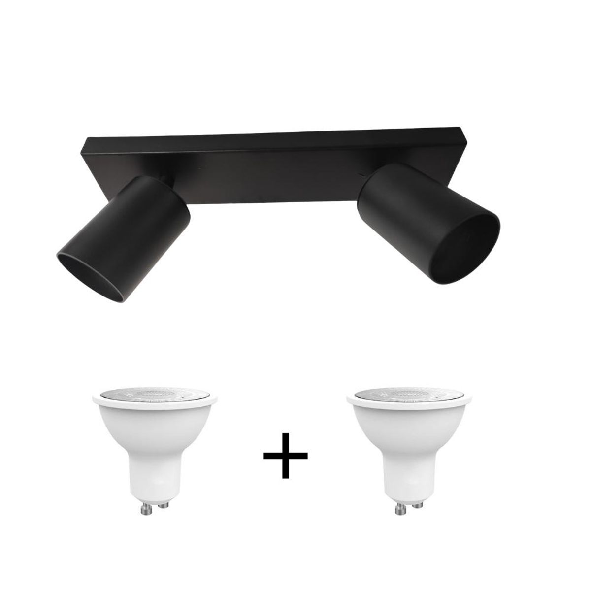 BOSCO - PACK BARRA RUNNER NEGRO 2 LUCES - Negro