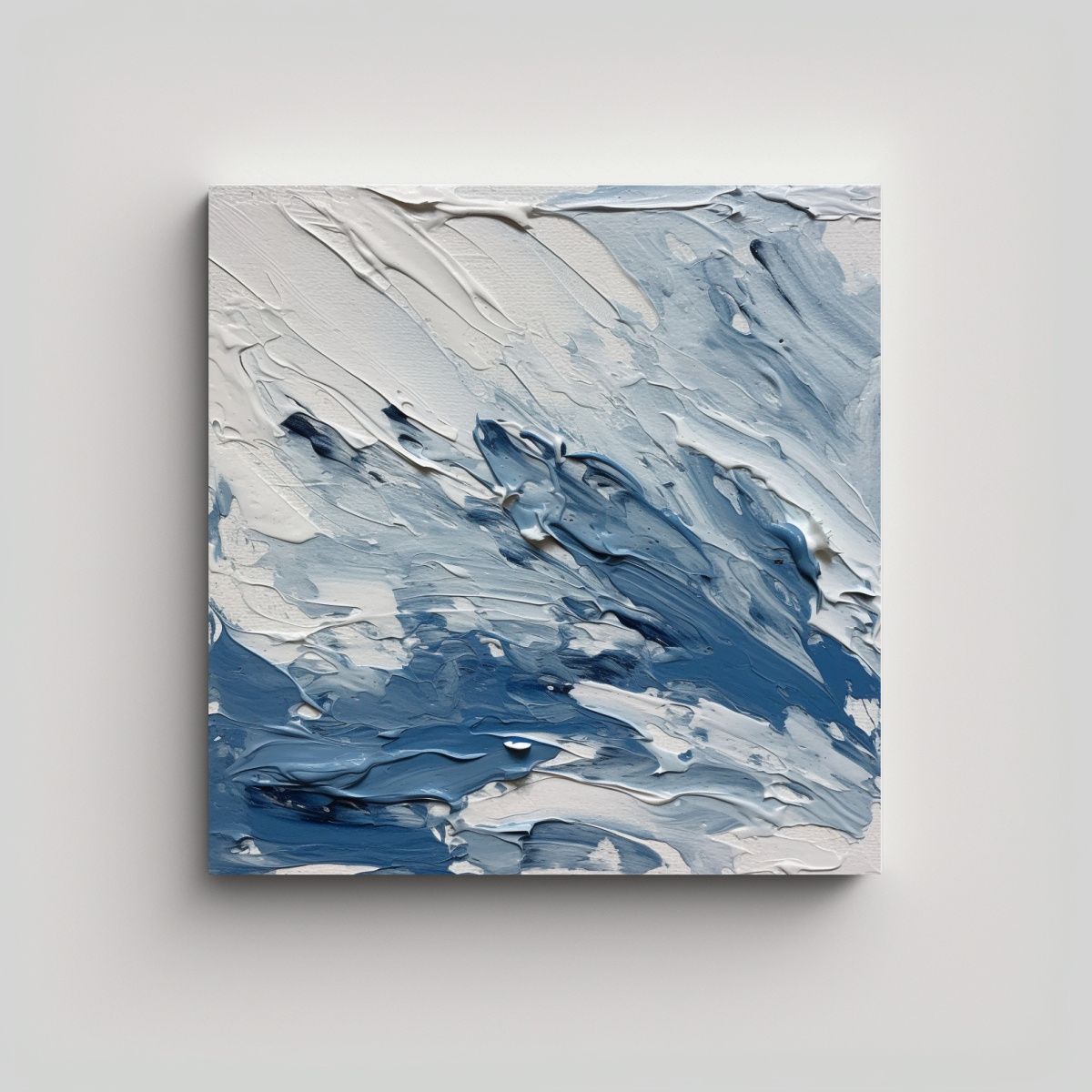 GENERICO - Pintura Fluida Minimalista Moderna Que Expresa 60x60 Cm