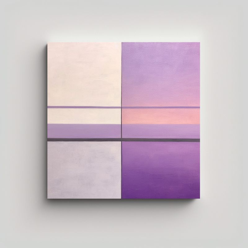 GENERICO - Pintura De Arte Fino Moderno En Lienzo Con Estilo 70x70 Cm