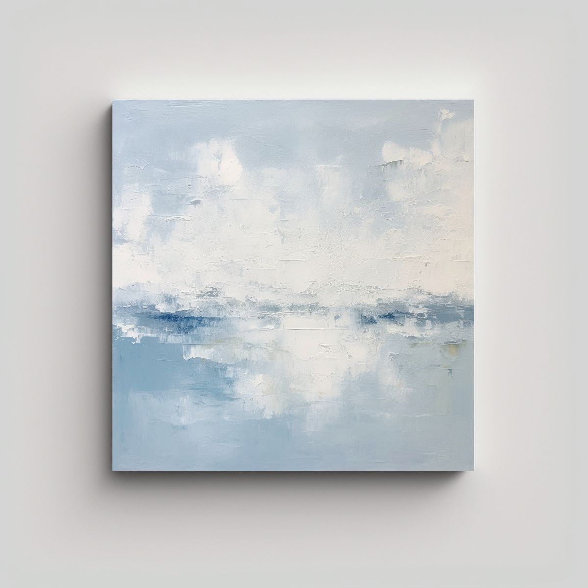 GENERICO - Pintura Al óleo Minimalista En Lienzo: Finas 90x90 Cm