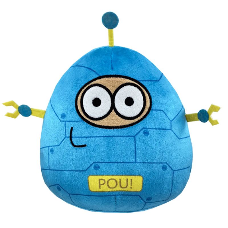 GENERICO - Peluche Pou Traje Espacial Mascota Virtual