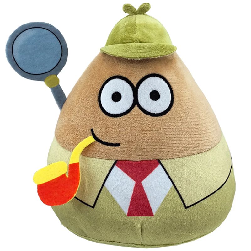 GENERICO - Peluche Pou Traje Detective Mascota Virtual