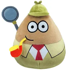 GENERICO - Peluche Pou Traje Detective Mascota Virtual