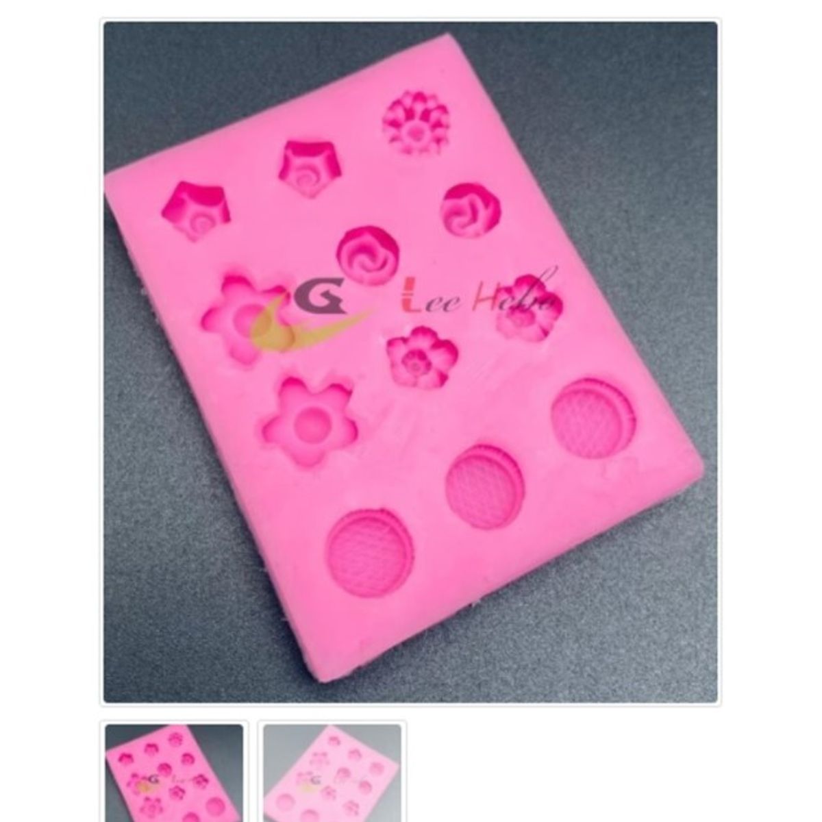 GENERICO - Molde Para Fondant Silicona Forma Flores Pequeñas