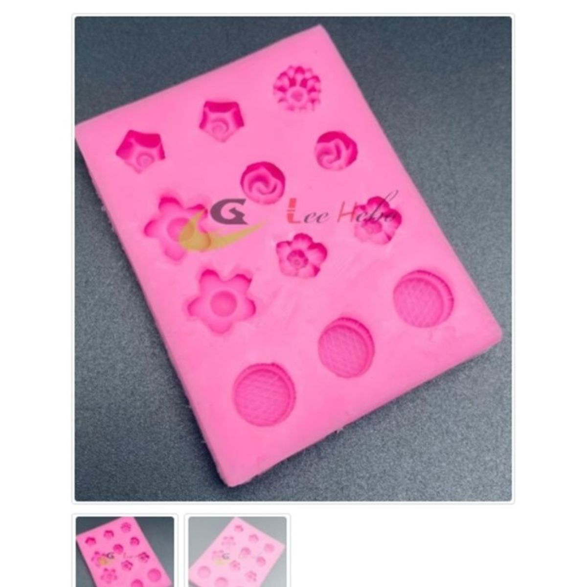 GENERICO - Molde Para Fondant Silicona Forma Flores Pequeñas