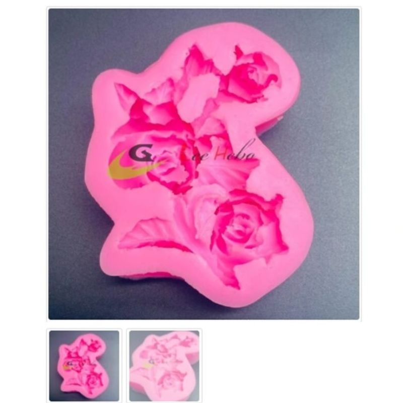 GENERICO - Molde Para Fondant Silicona Forma Flores JSF23