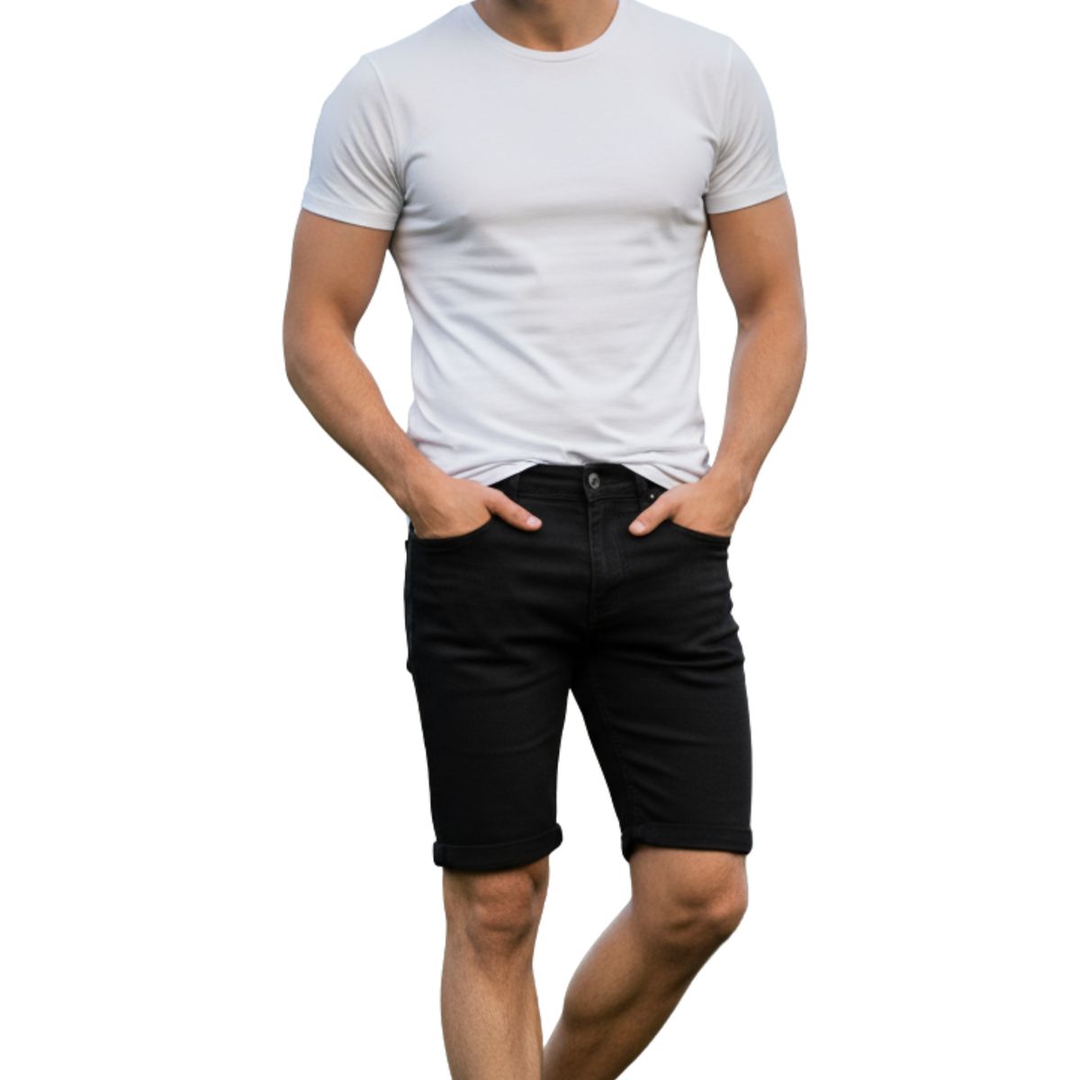 D'JOE - Short Jeans Clasic Man Hombre