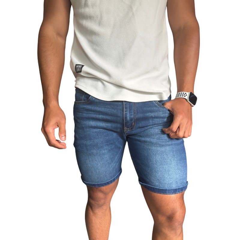 D'JOE - Short Jeans Clasic Man Hombre