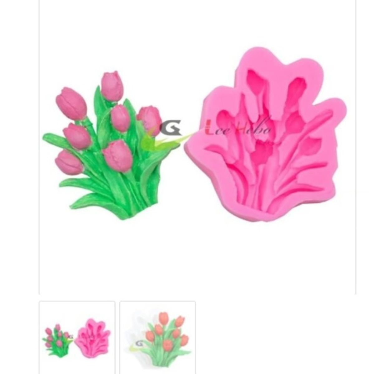 GENERICO - Molde Para Fondant Silicona Forma Flores Reposteria