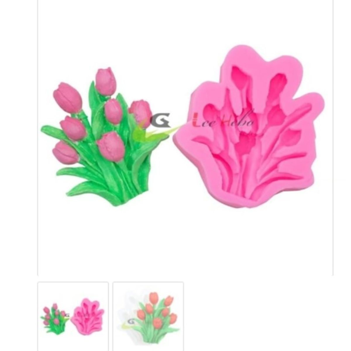 GENERICO - Molde Para Fondant Silicona Forma Flores Reposteria