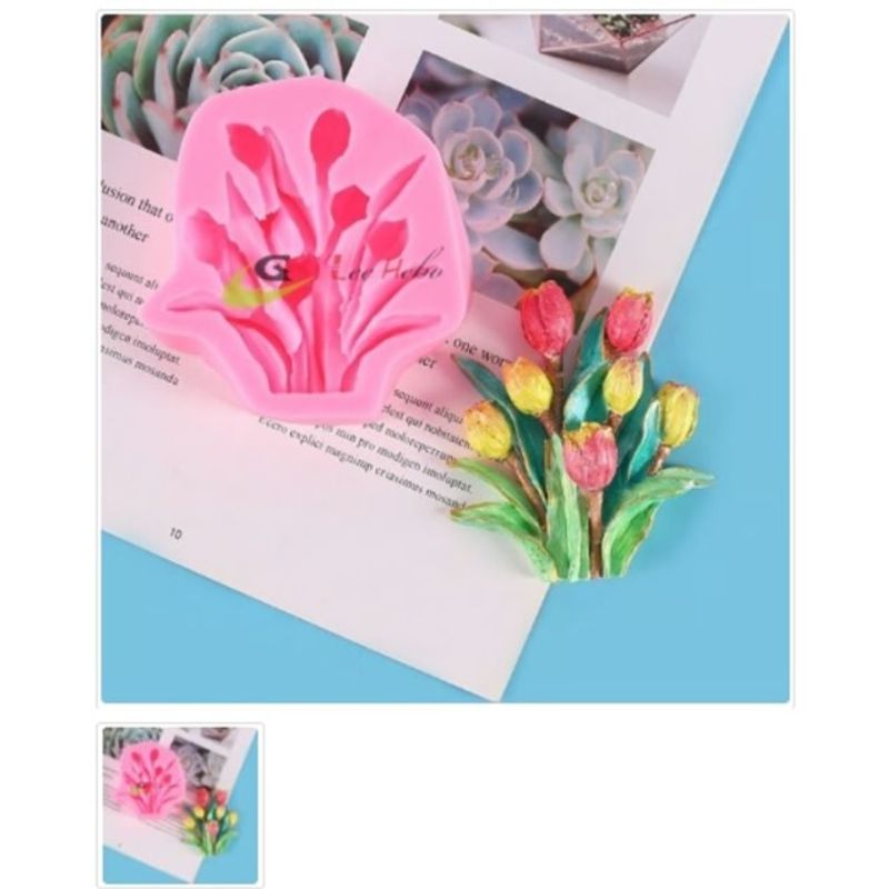 GENERICO - Molde Para Fondant Silicona Forma Flores Reposteria