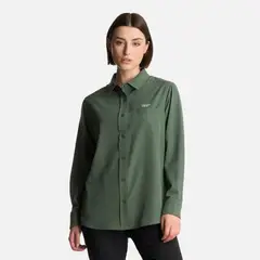 LIPPI - Camisa Mujer Murallon Q-Dry Shirt Jade Oscuro